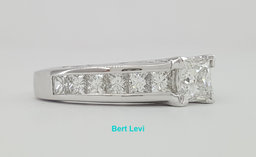 TACORI Neotare Princess Diamond Engagement Ring 18K Gold AGS 1.90 ct Rtl $13,090