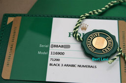 ROLEX 116900 AIRKING GREEN HAND 40MM WATCH