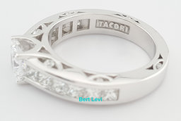 Tacori Diamond 67243 Semi-Mount Engagement Ring 1.2 ct 18k White Gold Rtl $7,090