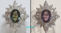 Brazil Alexandrite Marquise Diamond Platinum Ballerina Ring 3.53 ct Retail $50K