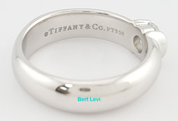 Tiffany & Co Etoile Round Diamond Solitaire Plat Engagement Ring 0.51 ct $6.7k