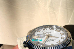 ROLEX 126334 DATEJUST 41MM WATCH WHITE ROMAN DIAL OYSTER