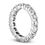 Thumbnail: Ladies 14KT White Gold Platinum Round Diamond Eternity Wedding Band EWB100-1.5-4