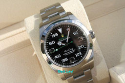 ROLEX 116900 AIRKING WATCH GREEN HAND 40MM