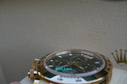 ROLEX 116508 DAYTONA WATCH 18K GOLD JOHN MAYER GREEN DIAL