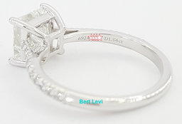 Tiffany & Co Novo Princess Cut Diamond Engagement Ring 1.7 ct Plat Retail $32.3K