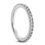 Thumbnail: Ladies 14KT White Gold Platinum Round Diamond Eternity Wedding Band EWB532-1-4