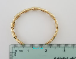 Gumuchian Honeybee Cuff Bangle 18K Yellow Gold Round Diamond 0.44 ct Retail $15K