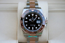 ROLEX 126711 GMT MASTER II ROSE GOLD & STEEL ROOTBEER