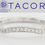 Thumbnail: Tacori Ribbon 2647SMB 18k Gold 0.13 ct Diamond Wedding Band Ring Rtl $2,975