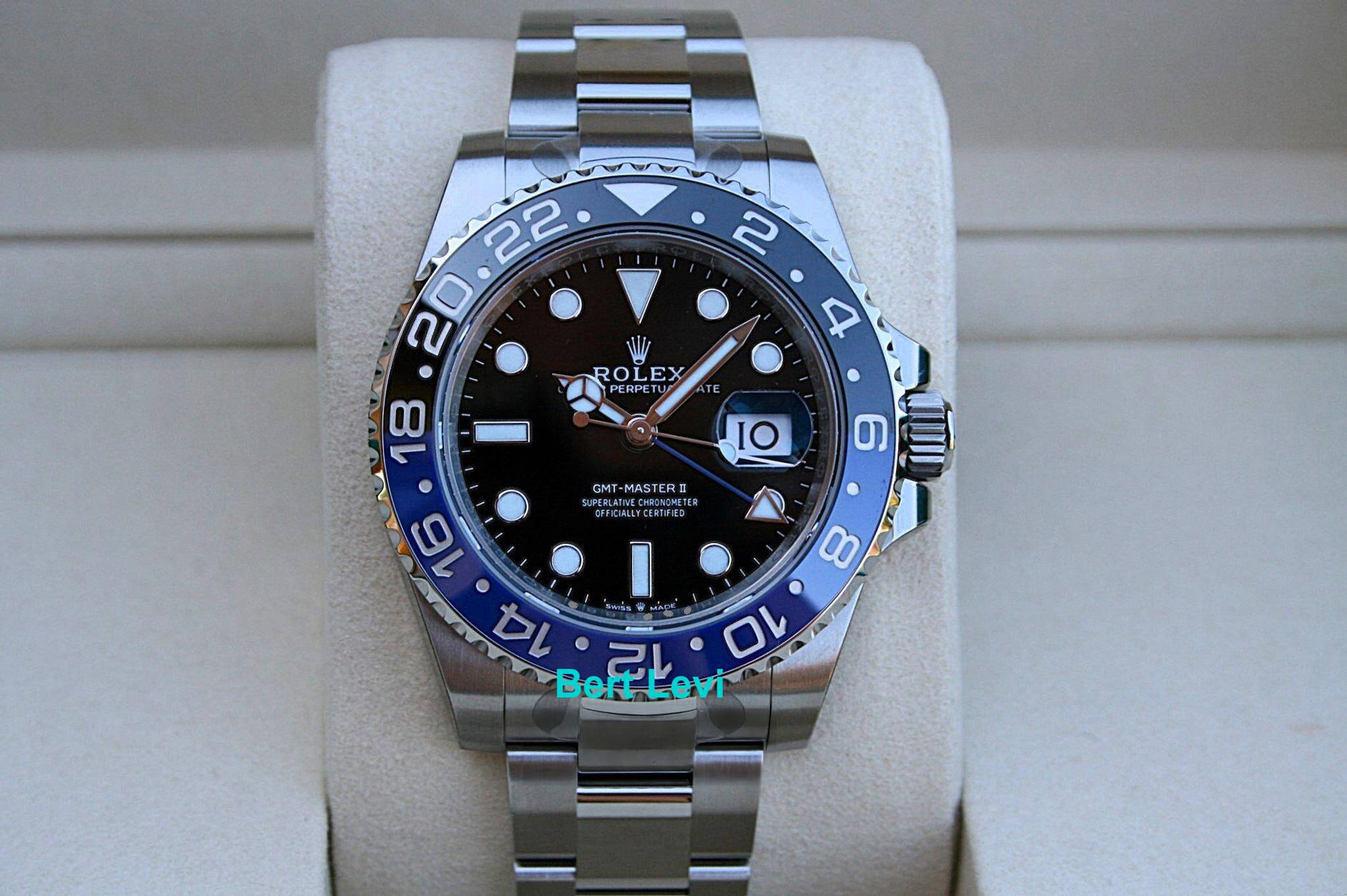 ROLEX 126710BLNR GMT BATMAN WATCH NIB