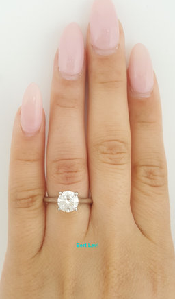 Cartier Solitaire 1895 Round Diamond Engagement Ring 1.32 ct Platinum Rtl $26K