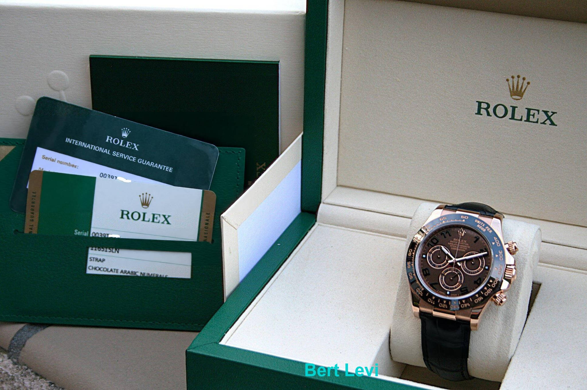 ROLEX 116515 DAYTONA WATCH ROSE GOLD CHOCOLATE… · $40,795