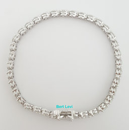 Tiffany & Co Victoria Diamond Bracelet 8.45 ct Platinum Retail $82.5K Box Papers