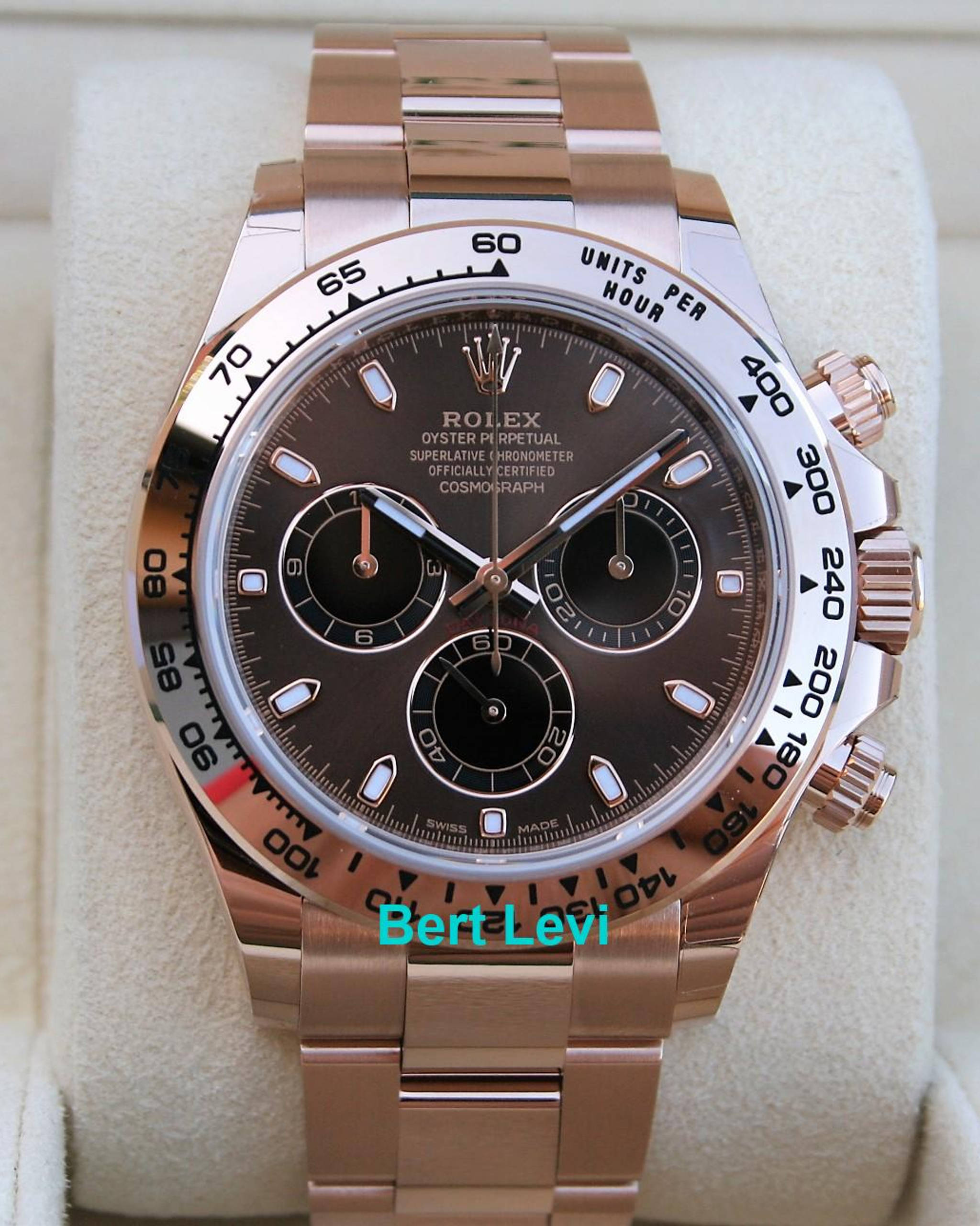 ROLEX 116505 DAYTONA COSMOGRAPH WATCH 18K RG