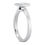 Thumbnail: Ladies 14KT White Gold Platinum Solitaires Engagement Ring ENR4032