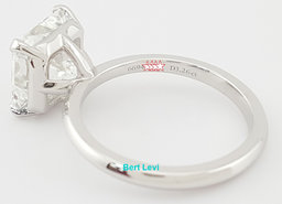 Tiffany & Co Platinum True ® Engagement Ring 3.26 ct Diamond Rtl $157K