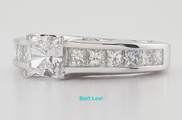 Tacori Diamond 67243 Semi-Mount Engagement Ring 1.2 ct 18k White Gold Rtl $7,090
