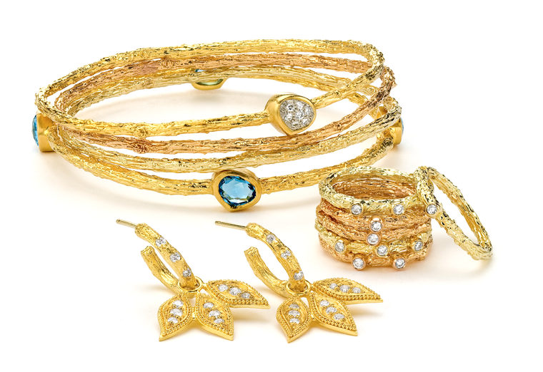 Picture of various estate jewelry items.
