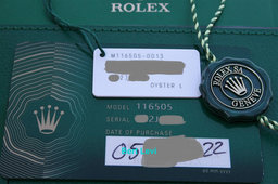 ROLEX 116505 DAYTONA COSMOGRAPH WATCH 18K RG