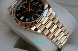 ROLEX 228238 DAY-DATE WATCH ONYX DIAMOND DIAL