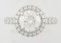 Cartier Destinee Round Diamond Engagement Ring 1.54 ct Platinum Retail $35K