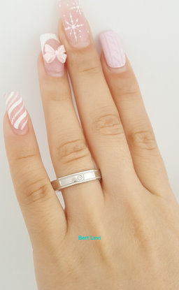 Tiffany & Co Together Diamond Double Migraine Wedding Band Ring Plat Rtl $2,650