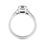 Thumbnail: Ladies 14KT White Gold Platinum Fancy Engagement Ring ENR8835