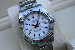 ROLEX 116264 TURN-O-GRAPH WATCH WHITE DIAL