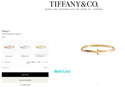 Tiffany & Co. T T1 18K Rose Gold Bangle Bracelet Medium 20.5 Grams Rtl $6,950