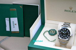 ROLEX 116900 AIRKING GREEN HAND 40MM WATCH