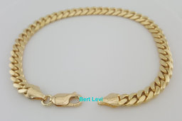 Cuban Link 18k Yellow Gold Bracelet 25 Grams 8.5" 6 mm