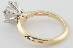 Tiffany & Co Round Diamond Solitaire Engagement Ring 3.07ct 18k & Plat Rtl $115K