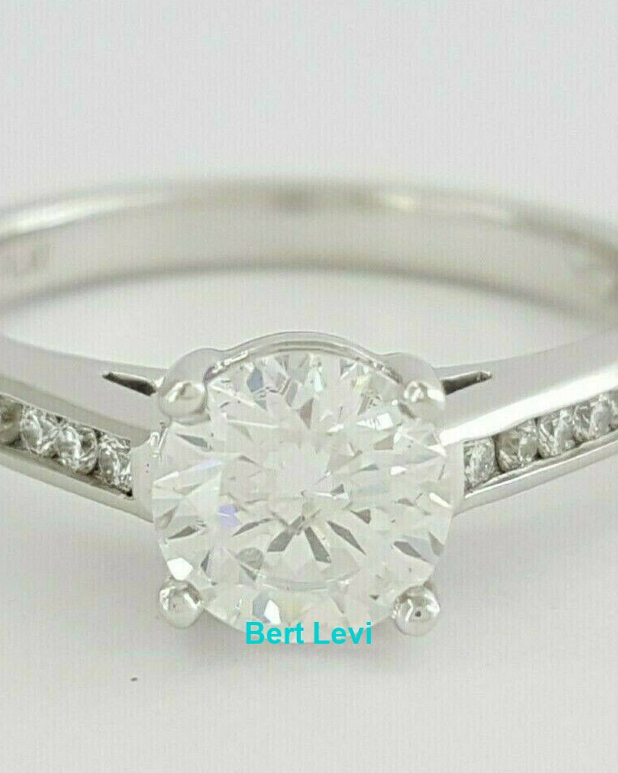 0.23 ct Martin Flyer FlyerFit 14k Gold & Platinum Semi-Mount Engagement Ring