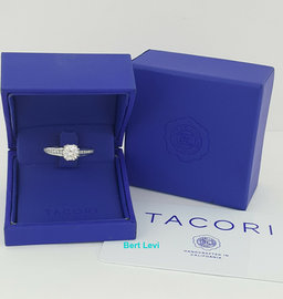 TACORI 18K Gold Neotare 280065 Semi-Mount Engagement Ring 0.48 ct Retail $5,600
