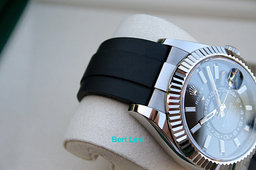ROLEX 336239 SKYDWELLER 18K WHITE GOLD WITH OYSTERFLEX