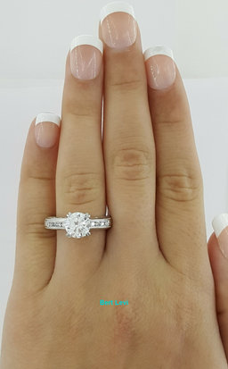TACORI Hand Engraved Platinum Semi-Mount Engagement Ring 0.26 ct Retail $5,700