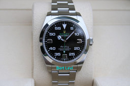 ROLEX 116900 AIRKING GREEN HAND 40MM WATCH