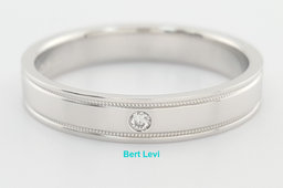 Tiffany & Co Together Diamond Double Migraine Wedding Band Ring Plat Rtl $2,650