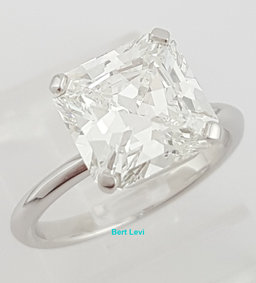 Tiffany & Co Platinum True ® Engagement Ring 3.26 ct Diamond Rtl $157K