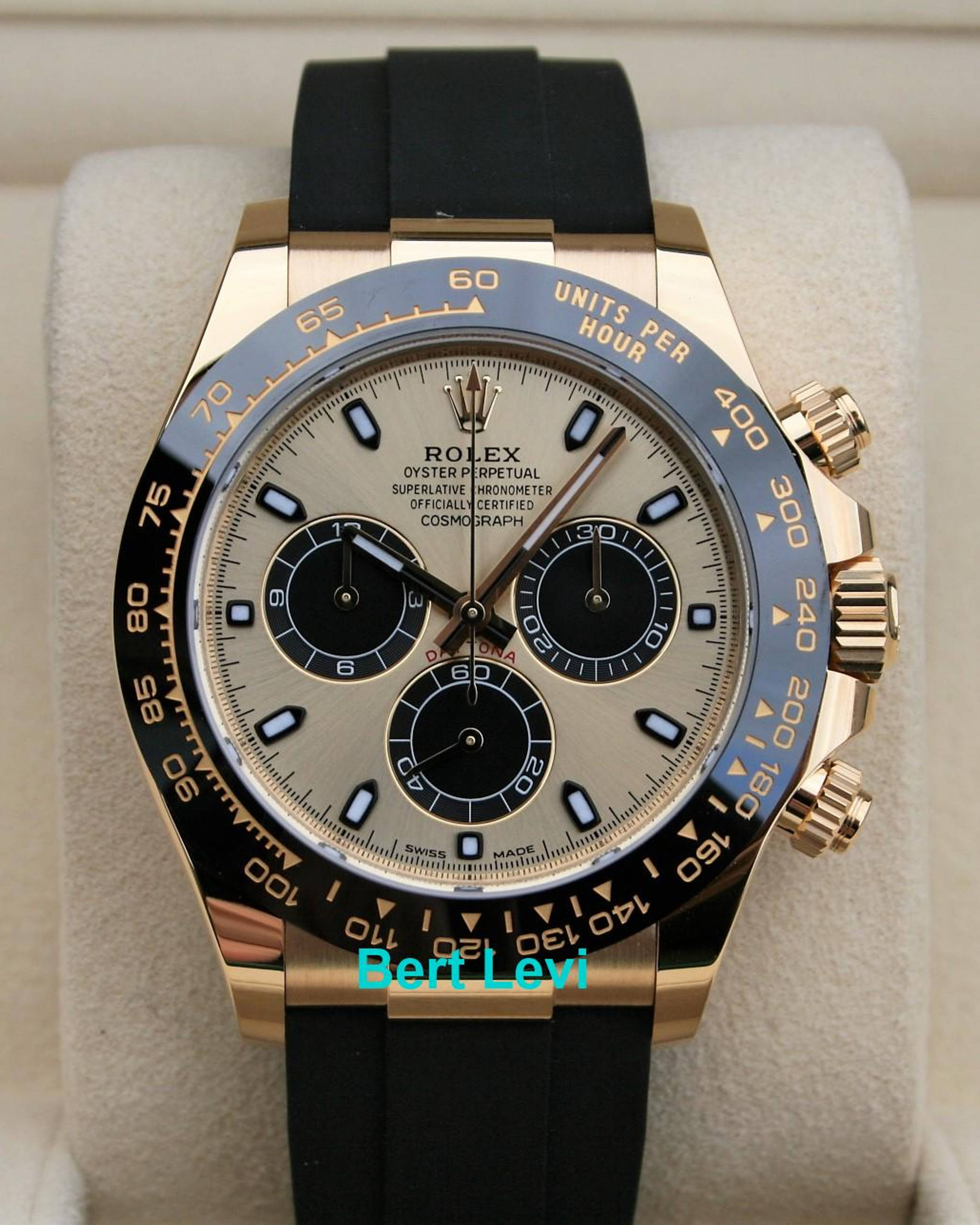 ROLEX 116518 DAYTONA COSMOGRAPH OYSTERFLEX WATCH NIB