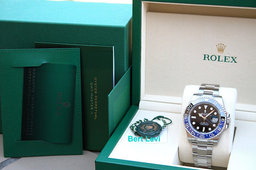 ROLEX 126710BLNR GMT BATMAN WATCH NIB