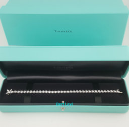 Tiffany & Co Victoria Diamond Bracelet 8.45 ct Platinum Retail $82.5K Box Papers