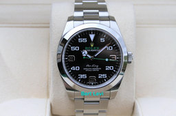 ROLEX 116900 AIRKING GREEN HAND 40MM WATCH