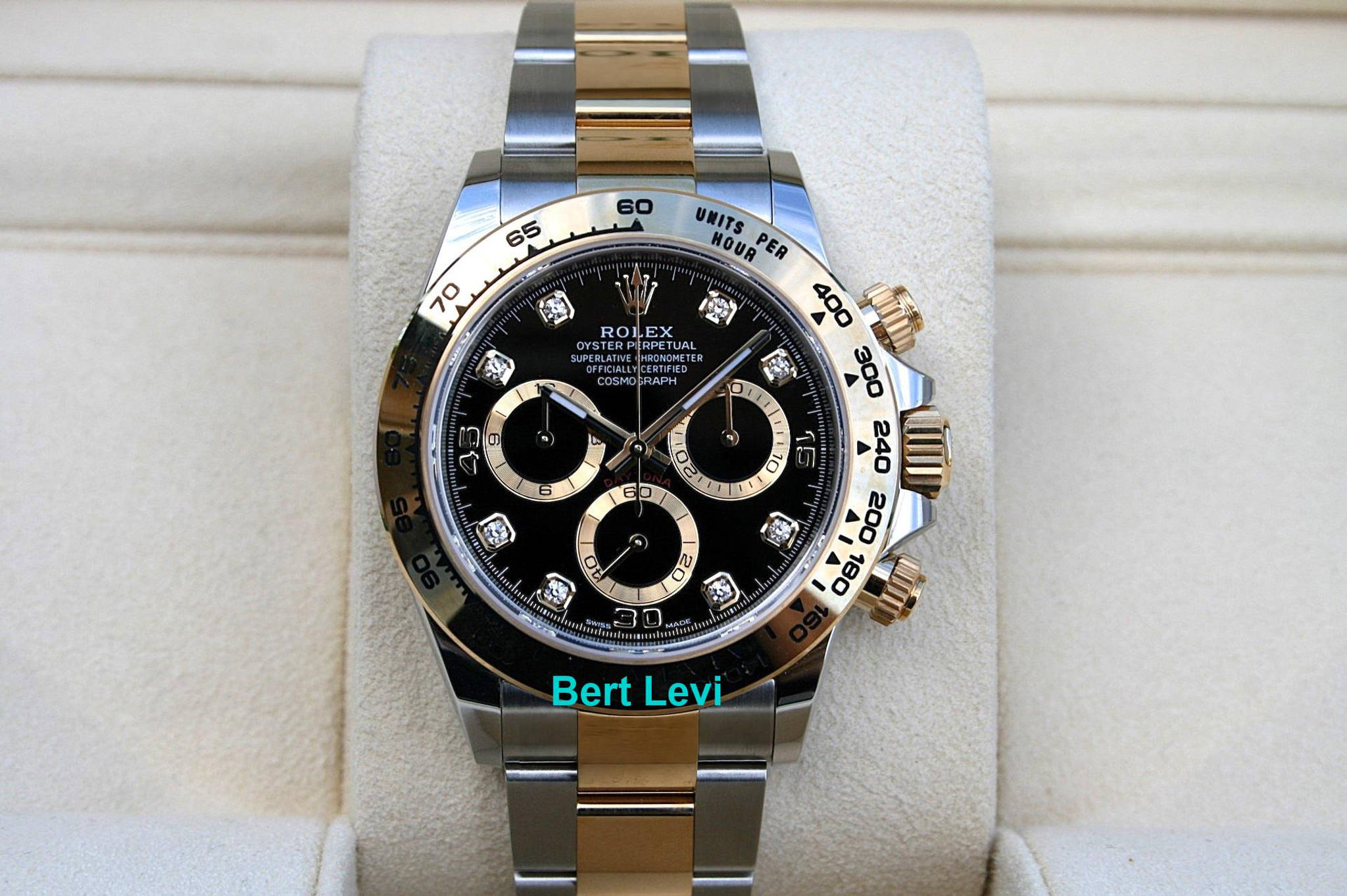 ROLEX 116503 DAYTONA COSMOGRAPH BLACK DIAMOND DIAL