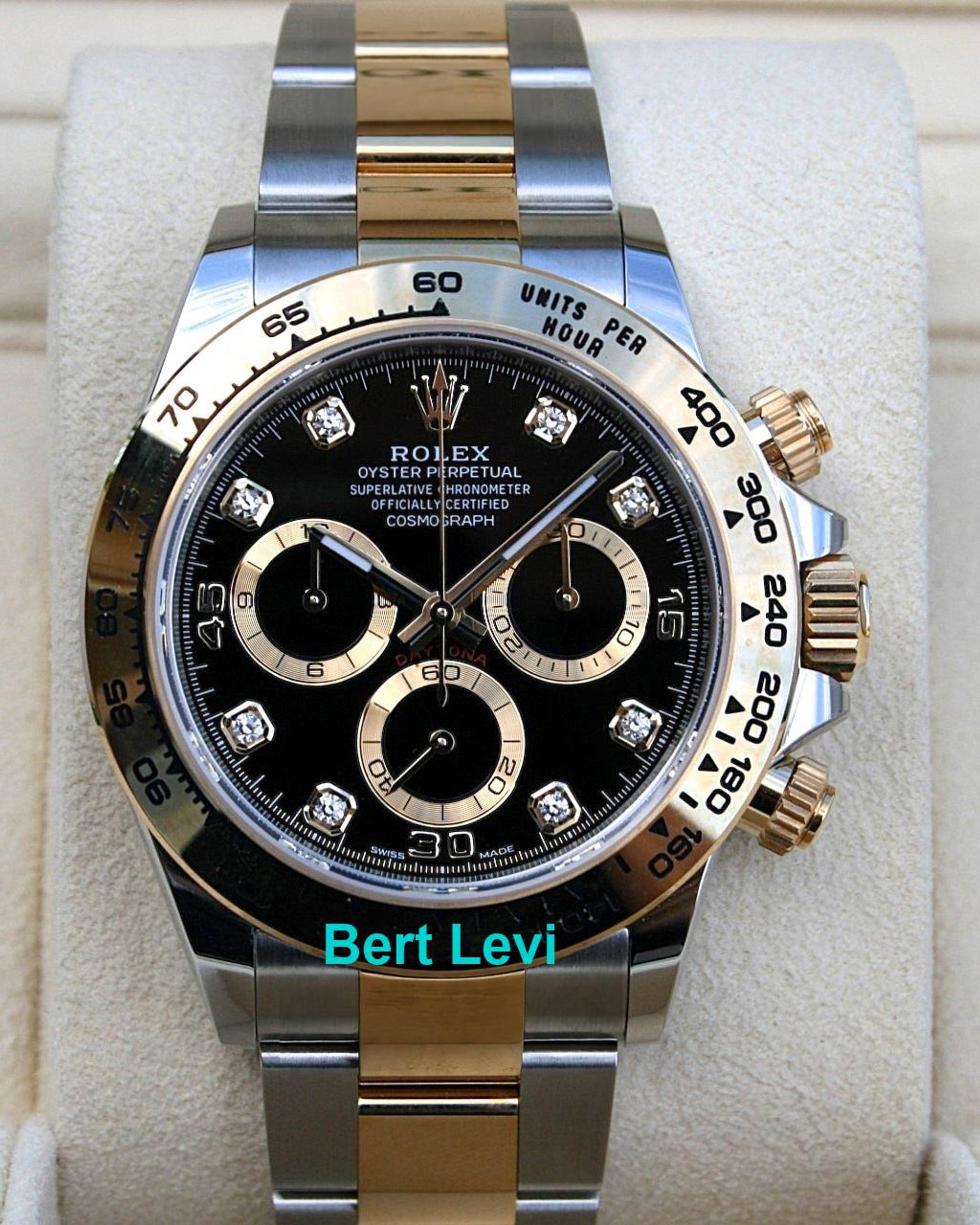 ROLEX 116503 DAYTONA COSMOGRAPH BLACK DIAMOND DIAL