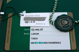 ROLEX 126334 DATEJUST 41MM WATCH WHITE ROMAN DIAL OYSTER