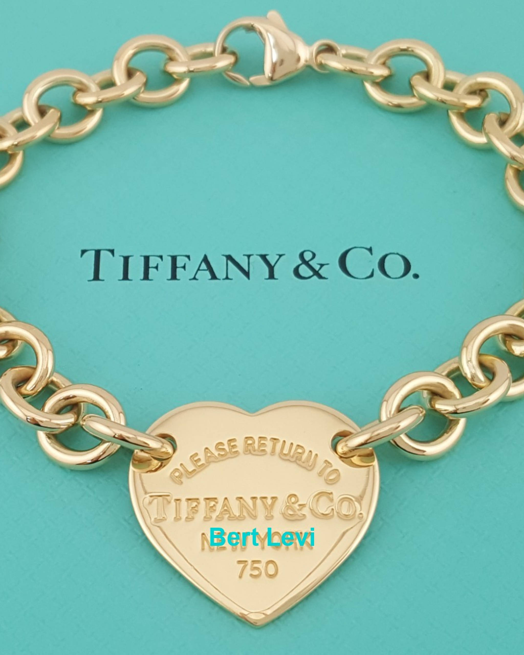 Tiffany & Co. Return To Tiffany Heart Tag Bracelet 18K Yellow Gold 26.5 Grams