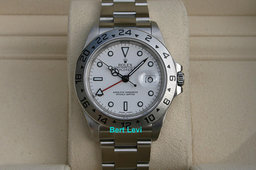 ROLEX 16570 EXPLORER II WATCH WHITE DIAL POLAR 40MM