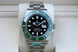 ROLEX 126610LV SUBMARINER WATCH GREEN BEZEL STARBUCKS